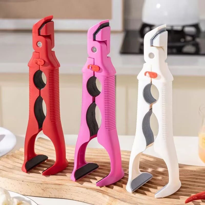 Pegador Anti-Queimadura para Cozinha, Pinça Antiaderente para Tigelas e Pratos Quentes, Sem Esforço