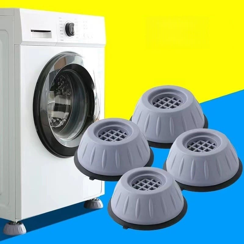 Kit 4 Inidades de Suporte Pé De Máquina De Lavar Anti Vibração E Ruído Amortecedor De Borracha