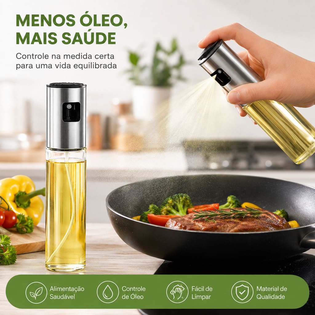 Borrifador Azeite Pulverizador Premium 100ml